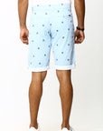 Men's Sky Stripe Printed Cotton Shorts