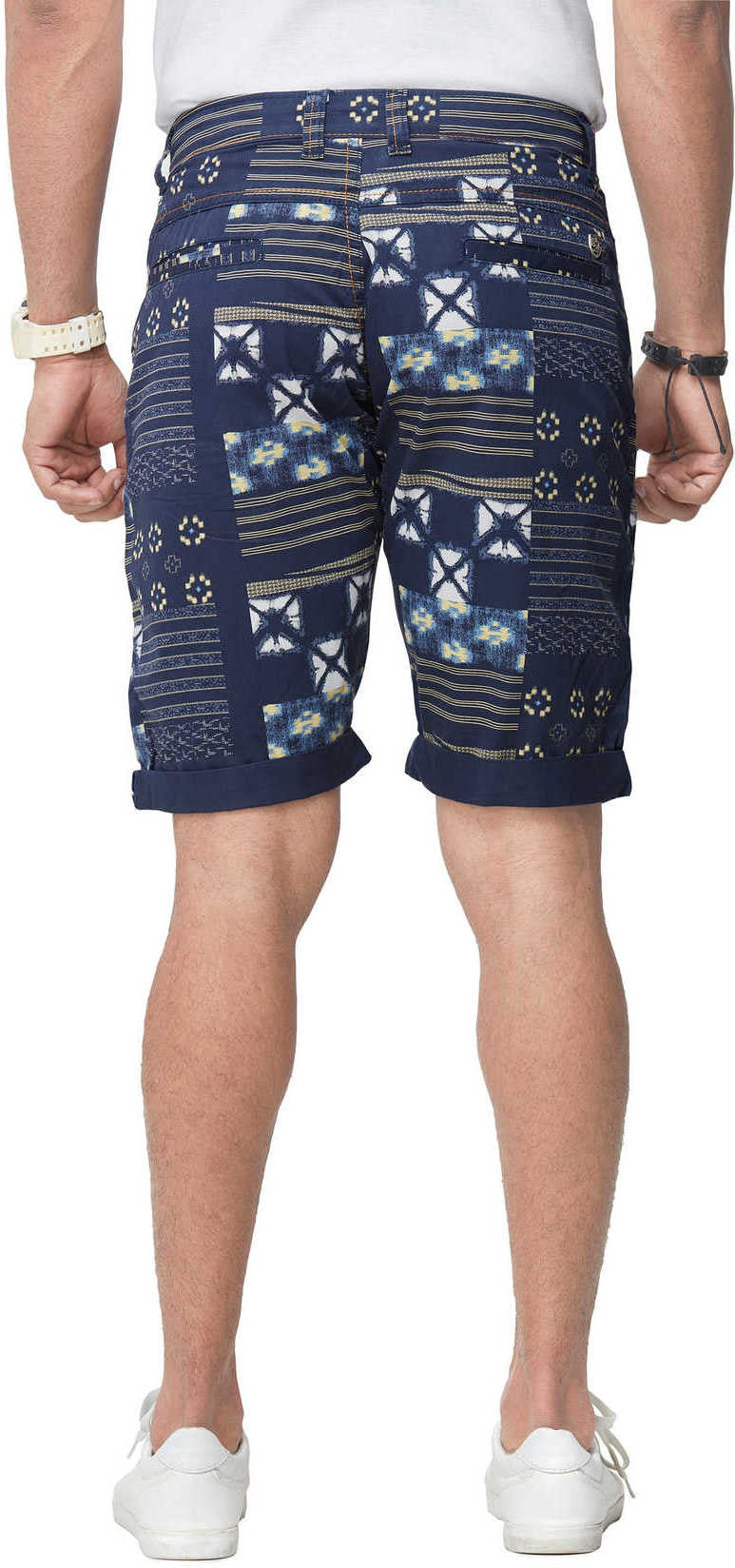 Men's Printed Regular Cotton Shorts
