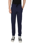 Men's Indigo Elasticted Track Pants With Drawstring