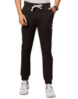 Men's Black Elasticated Joggers