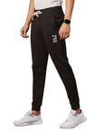 Men's Black Elasticated Joggers