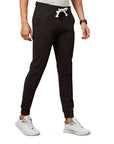 Men's Black Elasticated Joggers