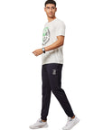 Men's Navy Elasticated Joggers