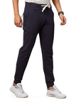 Men's Navy Elasticated Joggers