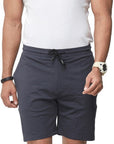 Men's Grey Regular Shorts