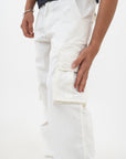 Mens White Tactical Cargo