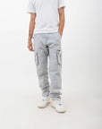 Mens Heavy Twill Grey Cargo Pant