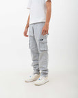 Mens Heavy Twill Grey Cargo Pant