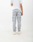 Mens Heavy Twill Grey Cargo Pant