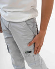 Mens Heavy Twill Grey Cargo Pant