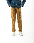 Mens Heavy Twill Khaki Cargo Pant