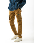 Mens Heavy Twill Khaki Cargo Pant