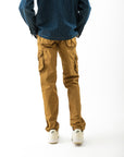 Mens Heavy Twill Khaki Cargo Pant