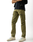 Mens Overdyed Moss Cargo Pant