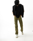 Mens Overdyed Moss Cargo Pant