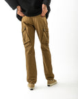 Mens Overdyed Khaki Cargo Pant