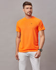 Men's Orange Sports T-Shirt