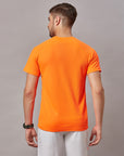 Men's Orange Sports T-Shirt