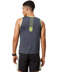 Men's Neon Yellow Sleeveless Sports T-Shirt