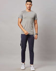 Men's Navy Cargo Style Joggers