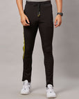 Men's Black Elasticated Track Pant