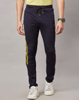 Men's Navy Elasticated Track Pant