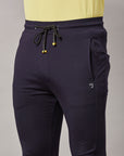 Men's Navy Elasticated Track Pant