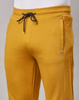 Men's Mustard Track Pant with Side Print