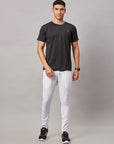 Men's White Sports Track Pant