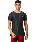 Men's Black Stitch Less T-Shirt