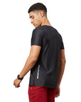 Men's Black Stitch Less T-Shirt