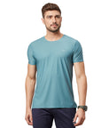 Men's Sea Green Stitch Less T-Shirt