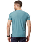 Men's Sea Green Stitch Less T-Shirt