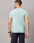 Men's Aqua Stitch Less T-Shirt