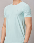 Men's Aqua Stitch Less T-Shirt