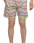 Men's Pink Dinosaur Pint Boxer Shorts