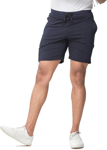 Men's Navy Regular Shorts