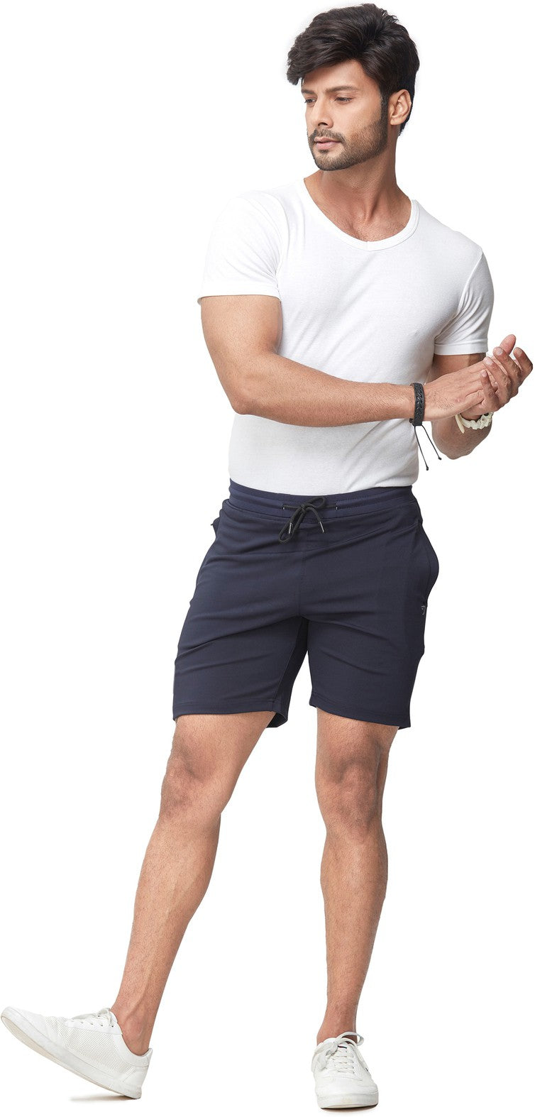 Men's Navy Regular Shorts