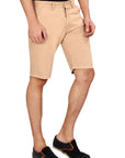 Men's Basic Beige Shorts