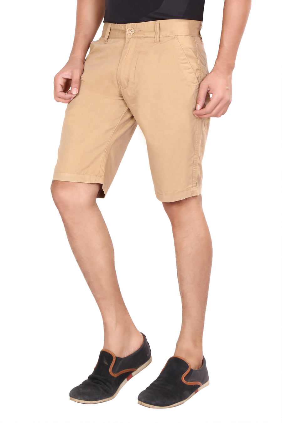 Men's Basic Khaki Shorts