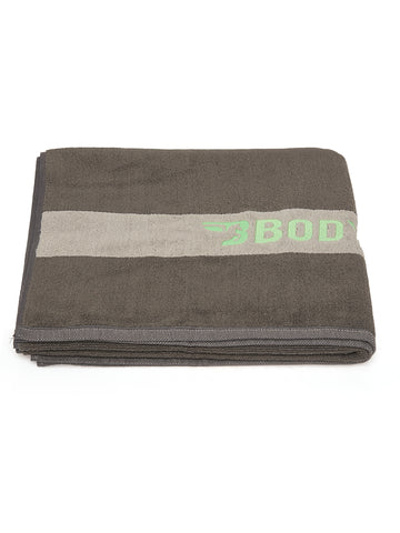 Terry Cotton 400 GSM Grey Bath Towel