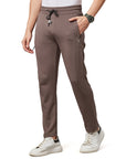 Men's Grey Track Pant with Side Zip Pocket