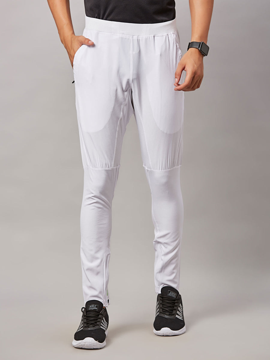 Track Pants Mens White Workout Pants Men's White Sports Track Pant